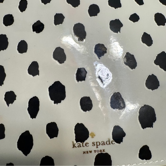 Kate Spade New York Flamingo Dot Zipper Top Pencil Pouch - Picture 9 of 9